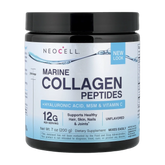 NeoCell, Marine Collagen Peptides + Hyaluronic Acid, MSM & Vitamin C, Unflavored, 7 oz (200 g)