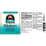 Source Naturals, Wellness Elderberry Liquid Extract, 4 Oz