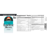 Source Naturals, Elan Vital, Multiple, 60 Tablets