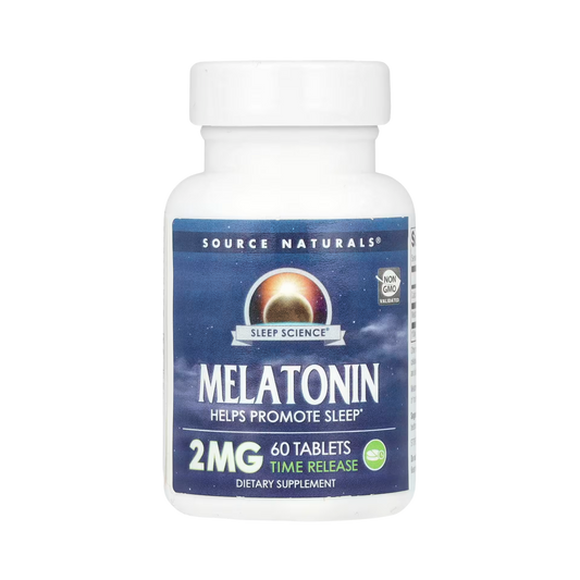 Source Naturals, Sleep Science Melatonin, 2 Mg, 60 Time Release Tablets