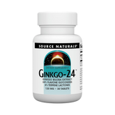 Source Naturals, Ginkgo-24, 120 Mg, 30 Tablets