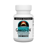 Source Naturals, Ginkgo-24, 120 Mg, 60 Tablets