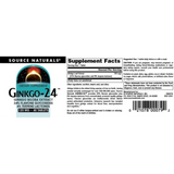 Source Naturals, Ginkgo-24, 120 Mg, 60 Tablets