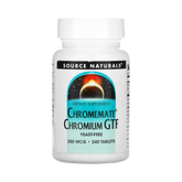 Source Naturals, ChromeMate Chromium GTF, 200 Mcg, 240 Tablets