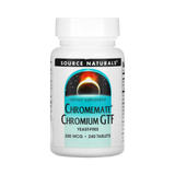 Source Naturals, ChromeMate Chromium GTF, 200 Mcg, 240 Tablets