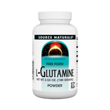 Source Naturals L-Glutamine, Free Form Amino Acid, 100 Grams Powder