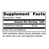 Source Naturals, Reduced Glutathione, 50 Mg, 60 Tablets