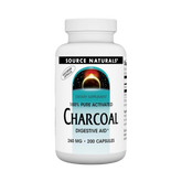 Source Naturals 100% Pure Activated Charcoal 260 Mg, 200 Capsules
