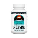 Source Naturals, L-Lysine, 1000 Mg, 50 Tablets