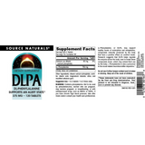 Source Naturals, DLPA, 375 Mg, 120 Tablets