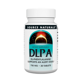 Source Naturals, DLPA, 750 Mg, 30 Tablets