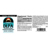 Source Naturals, DLPA, 750 Mg, 30 Tablets