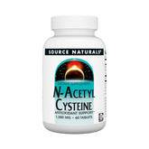 Source Naturals, N-Acetyl Cysteine, 1000 Mg, 60 Tablets