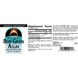 Source Naturals, Blue-Green Algae, 500 Mg, 50 Tablets