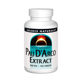 Source Naturals, Pau D'Arco Extract, 500 Mg, 100 Tablets