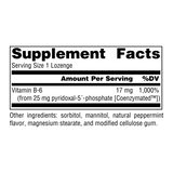 Source Naturals, Coenzymated, B-6, 25 Mg, 120 Peppermint Lozenge