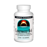 Source Naturals, Coenzymated, B-6, 25 Mg, 120 Peppermint Lozenge