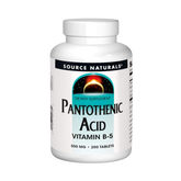 Source Naturals, Pantothenic Acid, 500 Mg, 200 Tablets