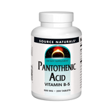 Source Naturals, Pantothenic Acid, 500 Mg, 200 Tablets