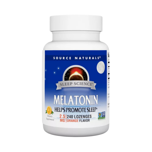 Source Naturals, Sleep Science Melatonin, 2.5 Mg, 240 Orange Lozenge