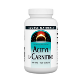 Source Naturals Acetyl L-Carnitine 500 Mg Tablet, 120 Count