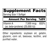 Source Naturals, Beta Carotene, 25000 IU, 250 Softgels