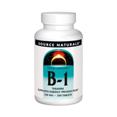 Source Naturals, B-1, 100 Mg, 250 Tablet