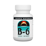 Source Naturals, B-6, 100 Mg, 100 Tablets