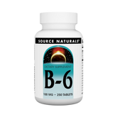 Source Naturals, B-6, 100 Mg, 250 Tablets
