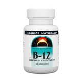 Source Naturals, B-12, 2000 Mcg, 50 Lozenge