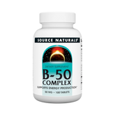 Source Naturals, B-50 Complex, 50 Mg, 100 Tablets