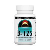 Source Naturals, B-125, 125 Mg, 30 Tablets