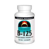 Source Naturals, B-125, 125 Mg, 90 Tablets