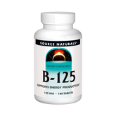 Source Naturals, B-125, 125 Mg, 180 Tablets