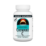 Source Naturals, Chewable C, Acerola Cherry, 120 Mg, 100 Fruit Tablets