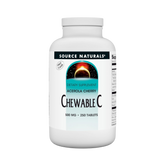 Source Naturals, Chewable C, Acerola Cherry, 500 Mg, 250 Fruit Tablets