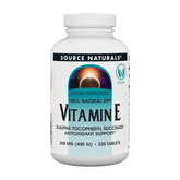 Source Naturals, Vitamin E, 400 IU, 250 Tablets