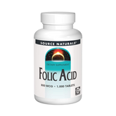 Source Naturals, Folic Acid 800 Mcg, 1000 Tablets