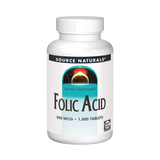 Source Naturals, Folic Acid 800 Mcg, 1000 Tablets