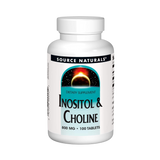 Source Naturals, Inositol & Choline, 800 Mg, 100 Tablets