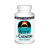 Source Naturals, Acetyl L-Carnitine, 500 Mg, 60 Tablets