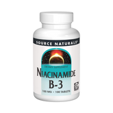 Source Naturals, Niacinamide, B-3, 100 Mg, 100 Tablets