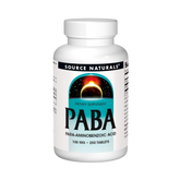 Source Naturals, PABA, 100 Mg, 250 Tablets