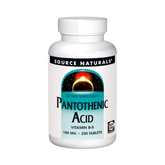 Source Naturals, Pantothenic Acid 100 Mg, 250 Tablets