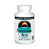 Source Naturals, Pantothenic Acid 100 Mg, 250 Tablets