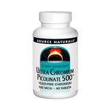 Source Naturals, Ultra Chromium Picolinate, 500 Mcg, 60 Tablets