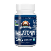 Source Naturals, Sleep Science Melatonin, 3 Mg, 240 Tablets