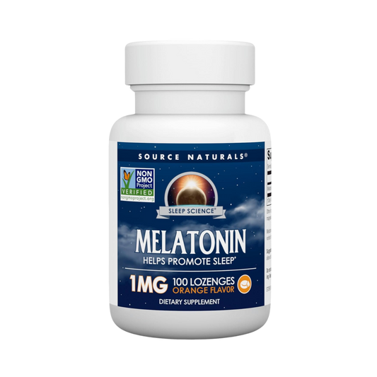 Source Naturals, Sleep Science Melatonin, 1 Mg, Orange 100 Lozenge
