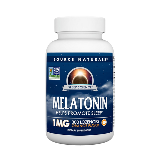 Source Naturals, Sleep Science Melatonin, 1 Mg, Orange 300 Lozenge