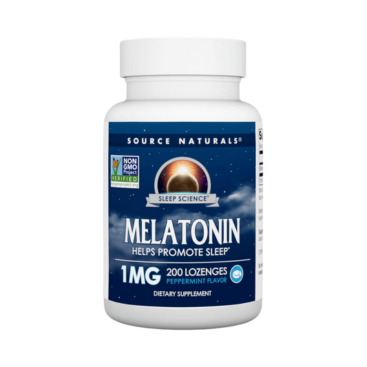 Source Naturals, Sleep Science Melatonin, 1 Mg Peppermint, 200 Lozenge